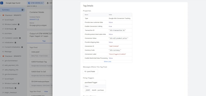 set up google ads conversion tracking, ga4 e commerce tracking, and analytics 4