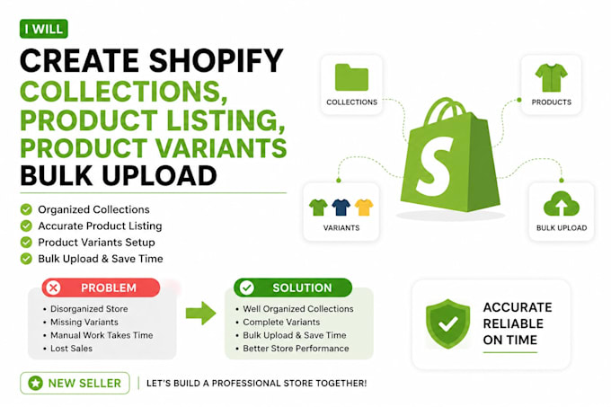 create shopify collection products listing product variants bulk upload