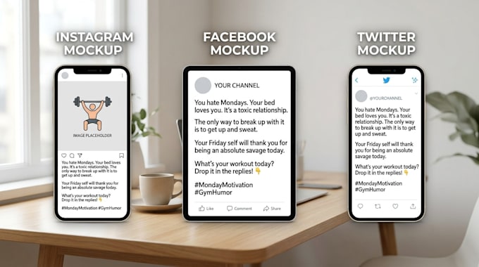 write edited ai content, social media captions, and descriptions