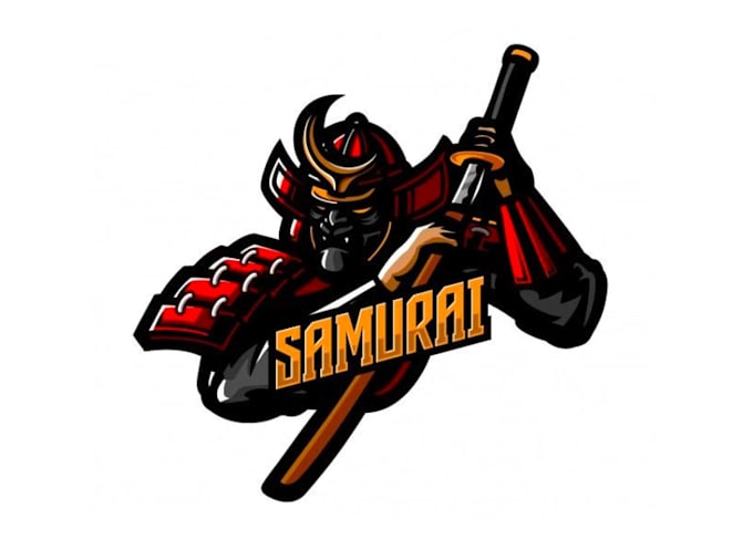 design wonderful samurai knight mascot logo design