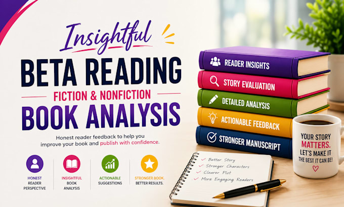 do insightful beta reading, fiction, nonfiction book beta reading, book analysis