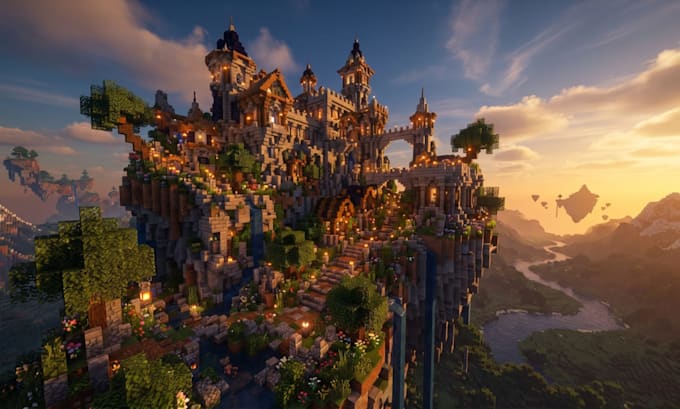 build custom minecraft maps, worlds, terrain, spawn, lobby, survival worlds