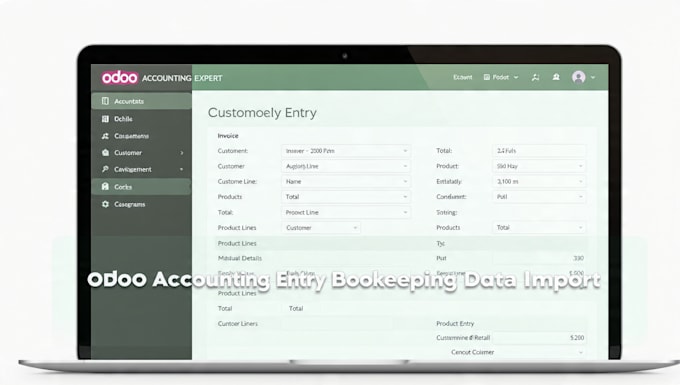 do odoo accounting, invoice entry and bookkeeping