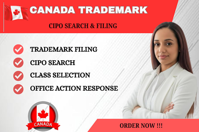 file canada trademark trademark search and office action response