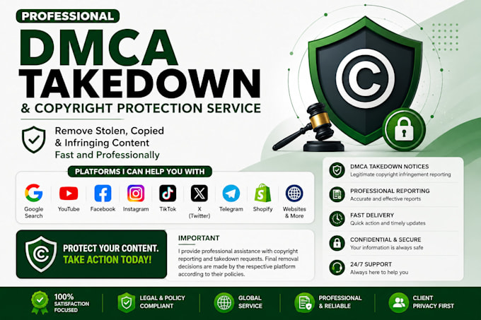file dmca takedown notices to remove stolen content fast