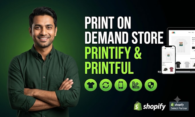 build print on demand shopify store printify printful shopify pod store