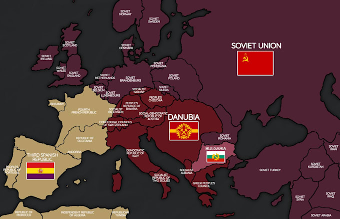 create an alternate history map for you
