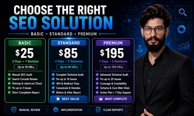 optimize technical SEO and google indexing errors