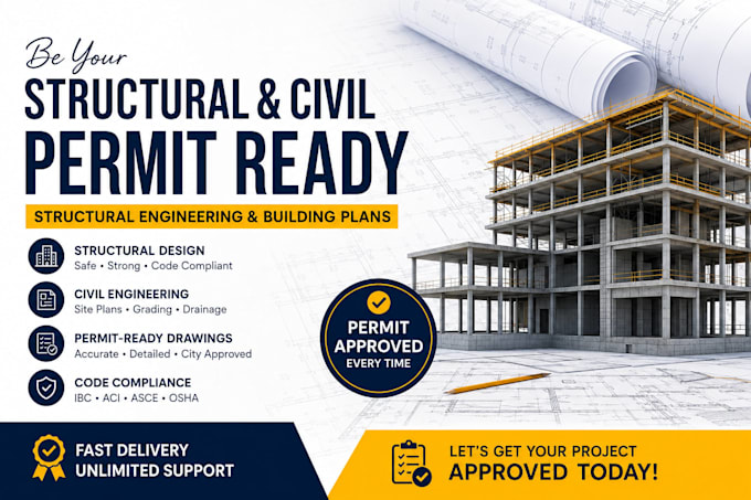 be your structural and civil permit ready structural engineering building plans