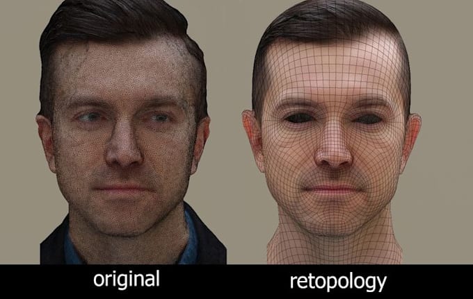 fix broken 3d models repair meshes retopology uv unwrap bake and optimize
