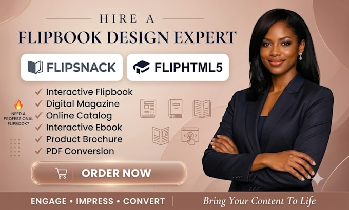 create flipbook, digital magazine, online brochure using flipsnack and fliphtml5