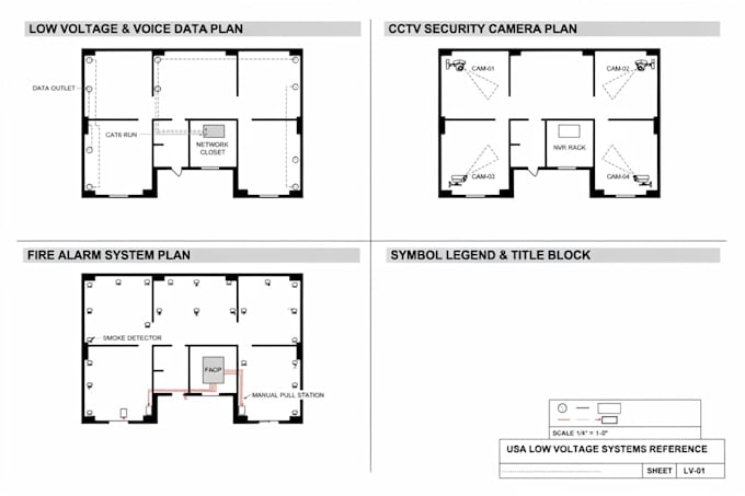 design professional fire protection and fire detection system drawings