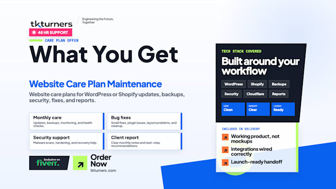 do wordpress website maintenance, malware removal and fix wordpress bugs