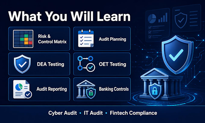 train you as a cybersecurity auditor for banking and fintech