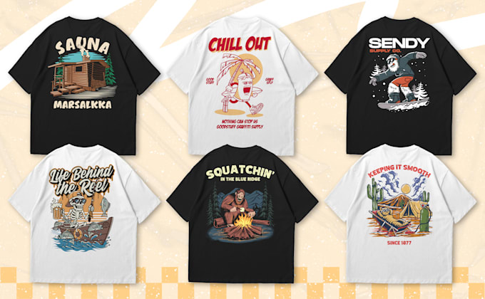 create vintage retro clothing design