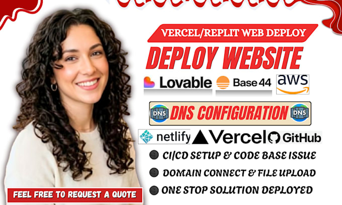 deploy your vercel website to netlify, aws cpanel to godaddy or base 44