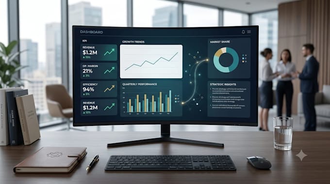 create KPI dashboards and business performance reports