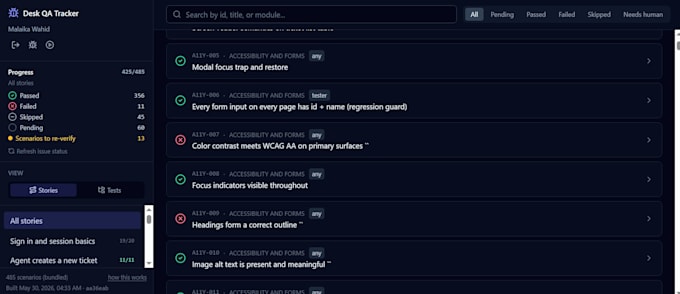 be you manual QA tester, test your saas workflow, find bugs
