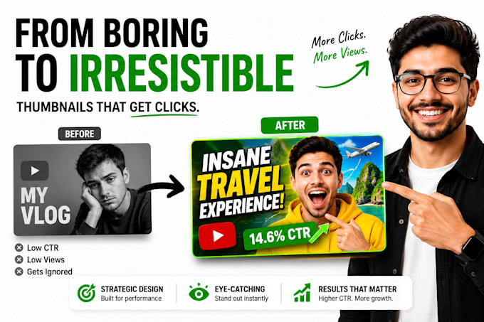 design professional youtube thumbnails that boost CTR