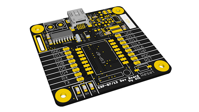 do esp32 pcb design, esp8266 schematic, arduino iot pcb layout and gerber files
