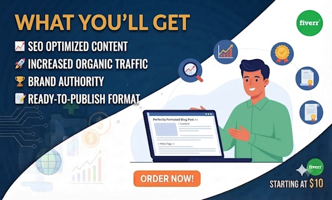 write SEO articles and engaging blog posts