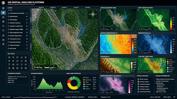 spatial analysis, gis mapping, web gis, arcgis, qgis