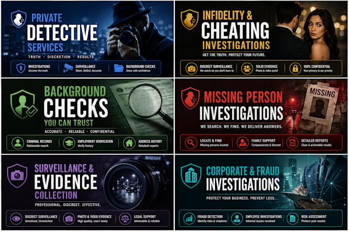 help investigate and locate missing persons professionally