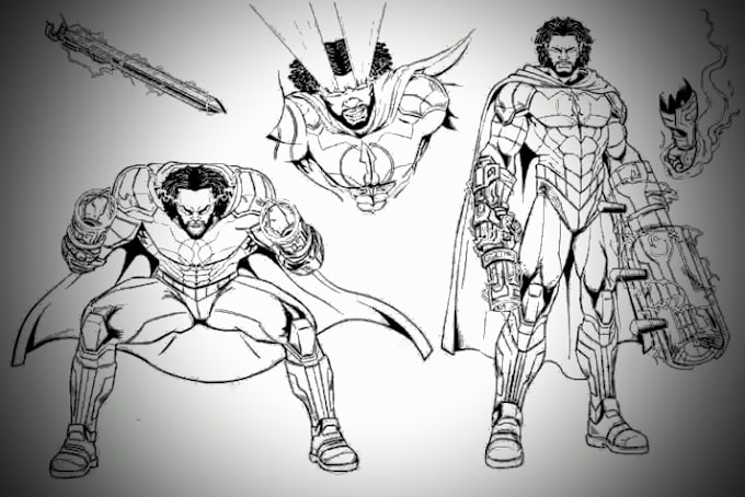 make comic panels and stripes
