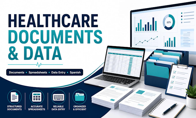 provide healthcare virtual assistance, data entry and administrative support