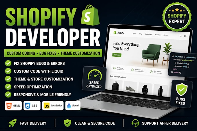 fix shopify bugs customize your store optimize it for more sales audit