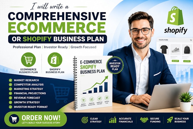 write a comprehensive ecommerce or shopify business plan