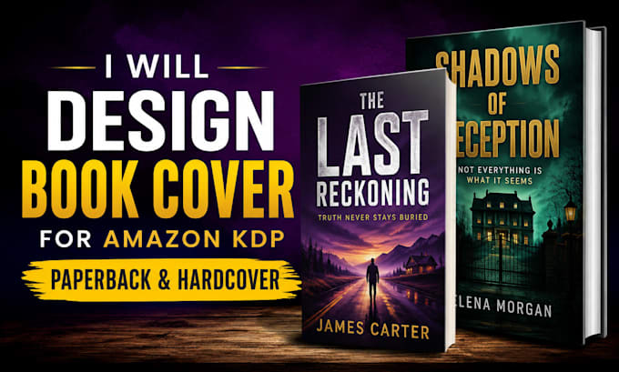 design a book cover for amazon KDP paperback and hardcover