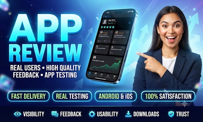 qa review and test ios app, website review, and android app user experience