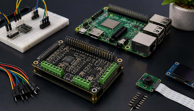 design raspberry pi pcb, hat, gpio expansion board and embedded hardware