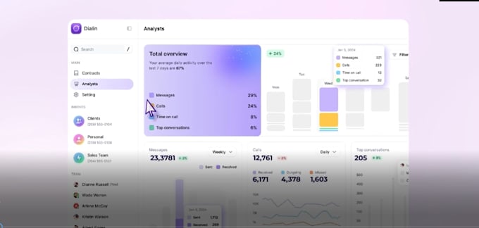 create ai saas explainer video, fintech software demo, UI animation