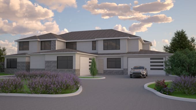 create conceptual architectural design and visualization