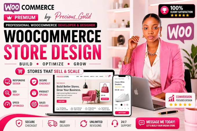 build a woocommerce website, wordpress ecommerce store, online store design