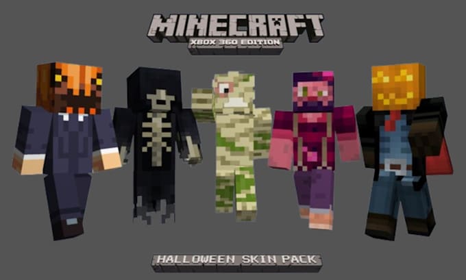 make unique minecraft halloween character skins