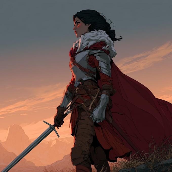 draw dnd character or dnd character design