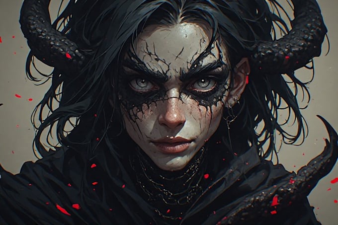 draw profeassonal horror character illustration characterart