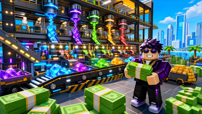 create a high quality roblox tycoon or simulator game