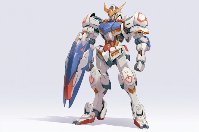 do mecha robot gundam illustration