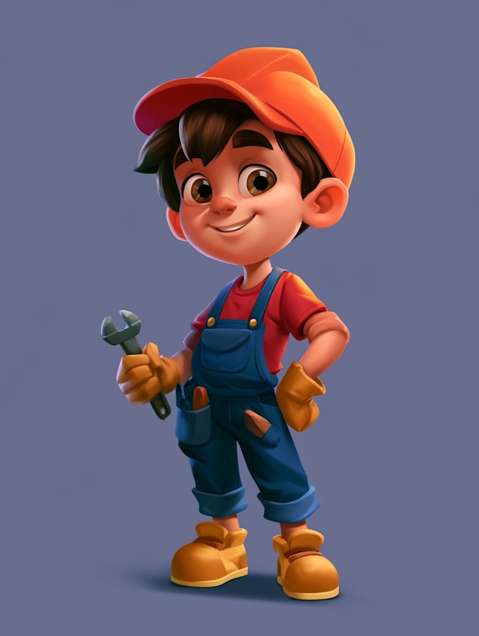 design 2d cartoon characters