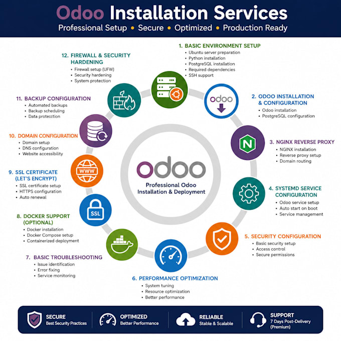 be your odoo developer for installation, customization and deployment