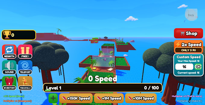 develope a full scripted roblox game for you