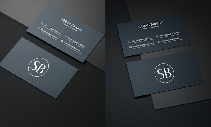do professional business card design for fast