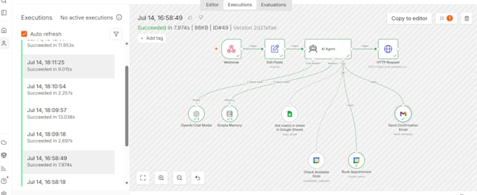 develop n8n automation, n8n workflow, ai automation, or n8n ai agent