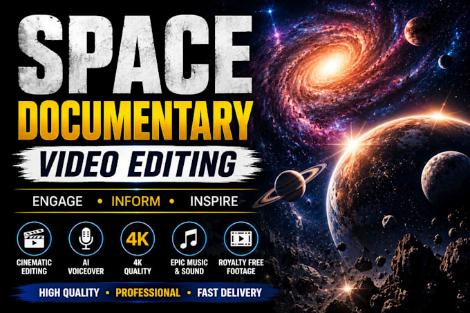 create engaging universe and space documentary content