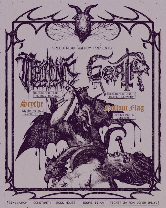 design a sick poster for your show