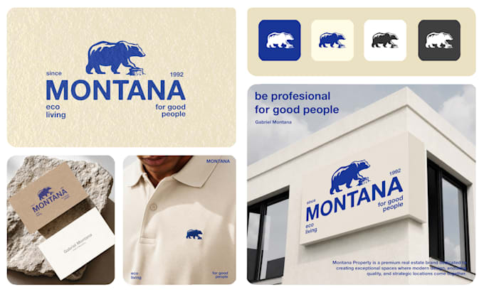 do 2 modern minimalist logo and branding kit for business